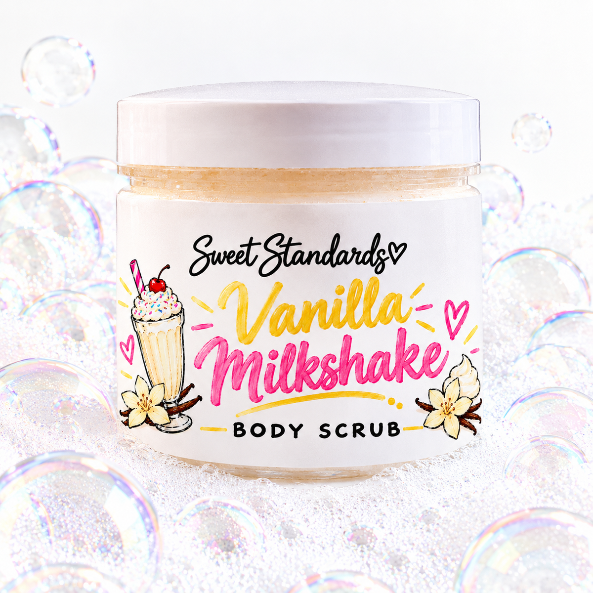 Vanilla Milkshake Sugar Scrub 10 oz
