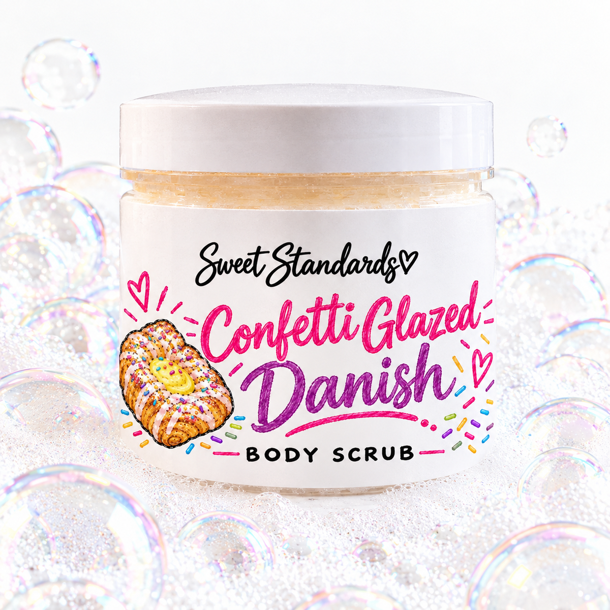 Confetti Glazed Danish Sugar Scrub 10 oz