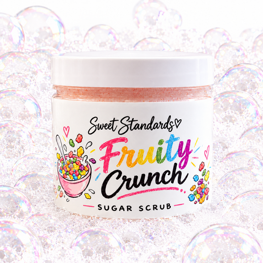 Fruity Crunch Sugar Scrub | Handmade 10 oz Body Scrub