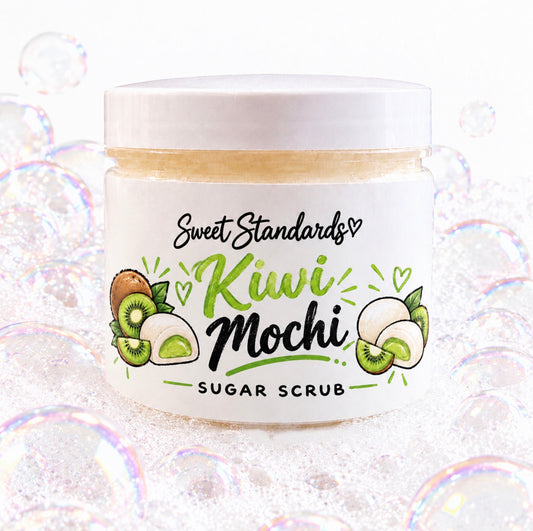 Kiwi Mochi Sugar Scrub | Handmade 10 oz Body Scrub