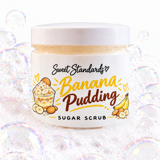 Banana Pudding Sugar Scrub | Handmade 10 oz Body Scrub