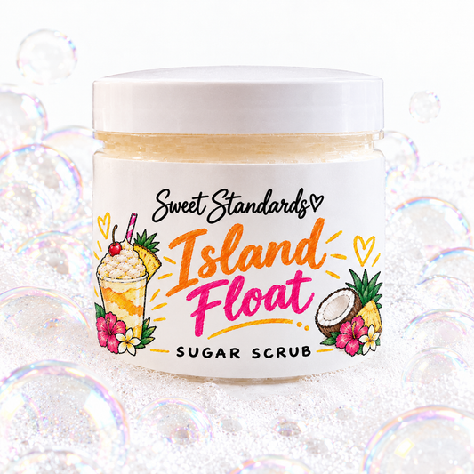 Island Float Sugar Scrub | Handmade 10 oz Body Scrub