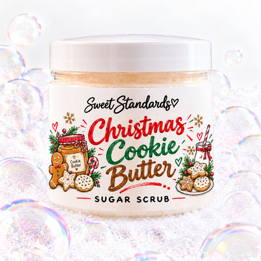 Christmas Cookie Butter Sugar Scrub | Holiday Body Scrub