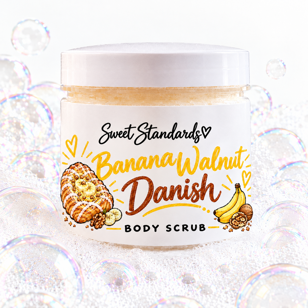 Banana Walnut Danish Sugar Scrub 10 oz