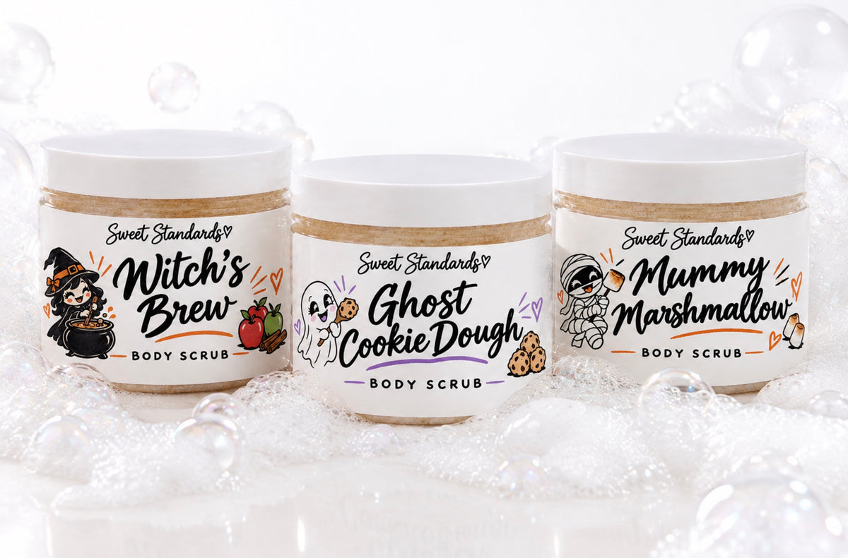 Halloween sugar scrub set